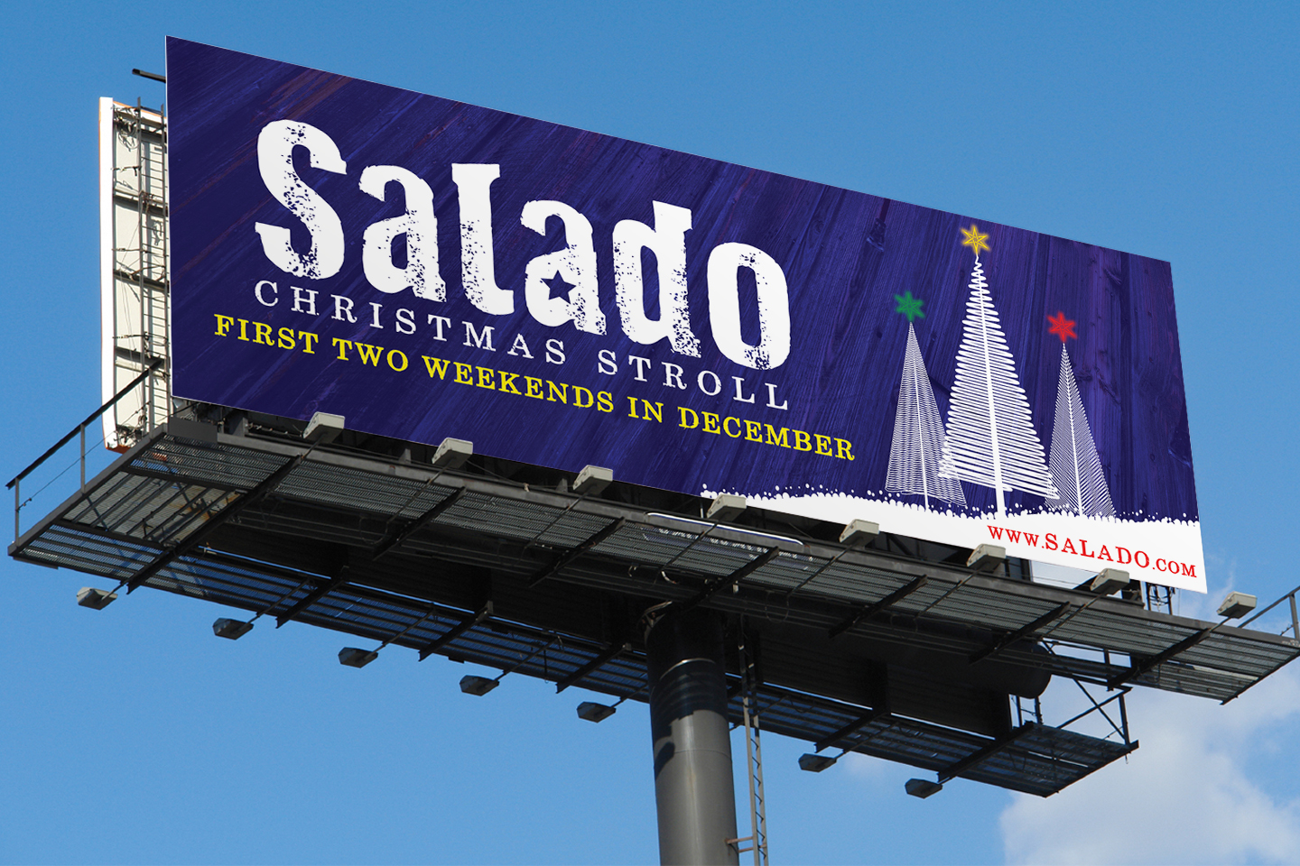 outdoor billboard design salado christmas concentus media group salado christmas stroll 2019